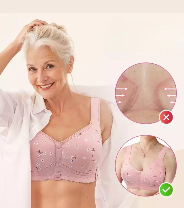 Sandra | Reggiseno in Cotone Senza Ganci