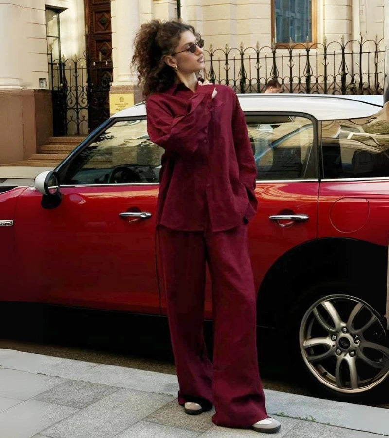 LIDIA | Outfit coordinato trendy & comodo in cotone