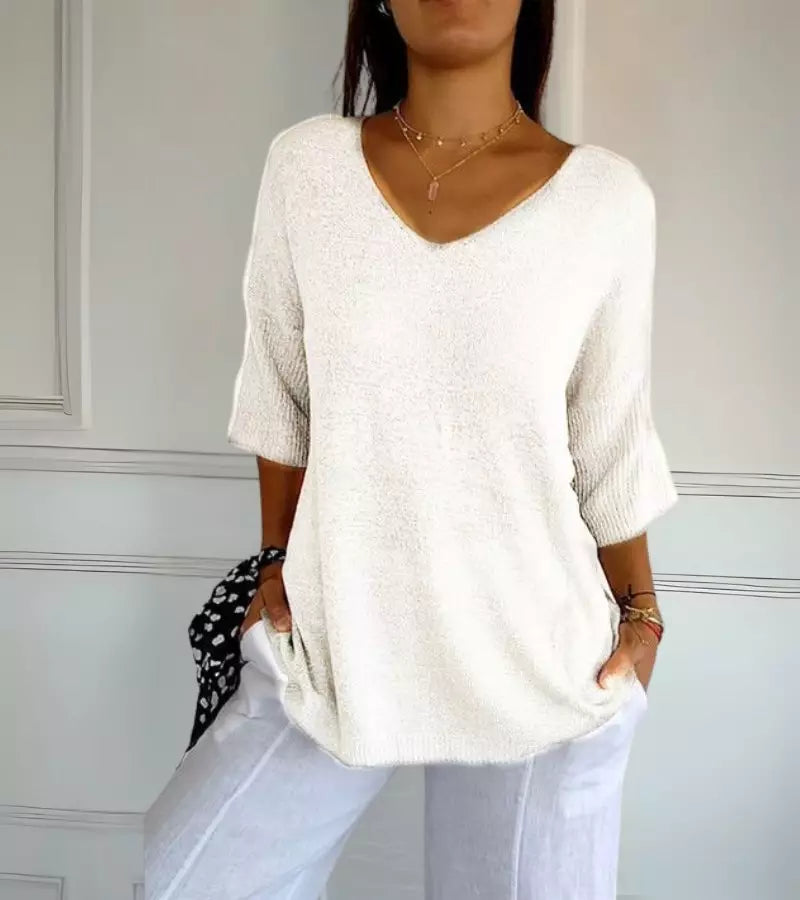 Lucia | Top Versatile Lavorato a Maglia