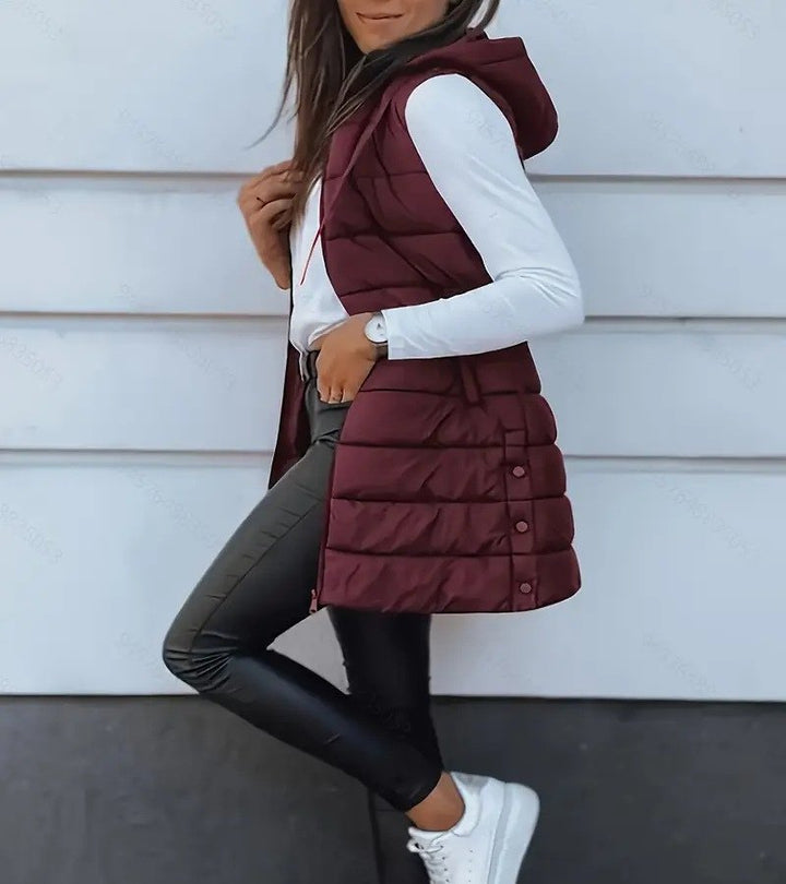 Vanda | gilet lungo imbottito