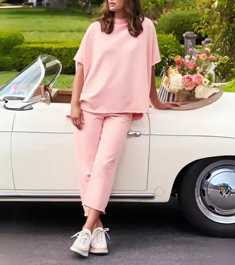 Bianca | Completo estivo due pezzi leggero e chic