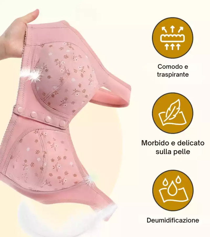 Sandra | Reggiseno in Cotone Senza Ganci