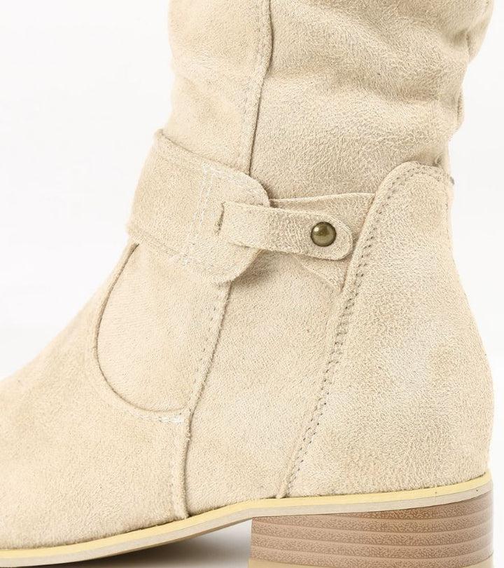 Allison | Stivali in pelle vegana, design alla moda