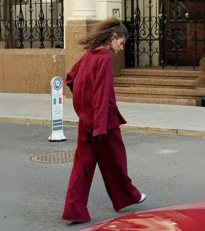 LIDIA | Outfit coordinato trendy & comodo in cotone