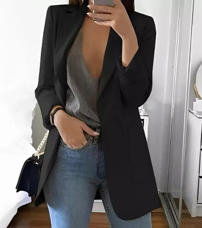 Sylvia | Cardigan Elegante con Colletto a Revers