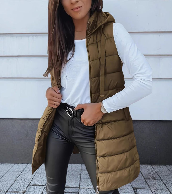 Vanda | gilet lungo imbottito