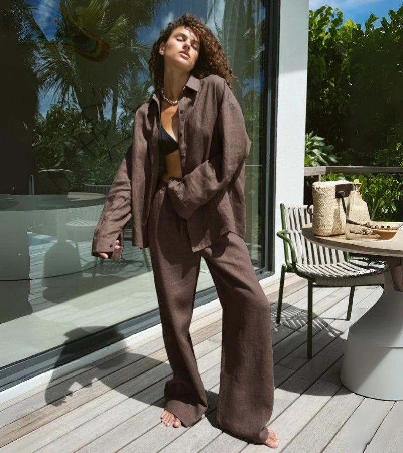 LIDIA | Outfit coordinato trendy & comodo in cotone