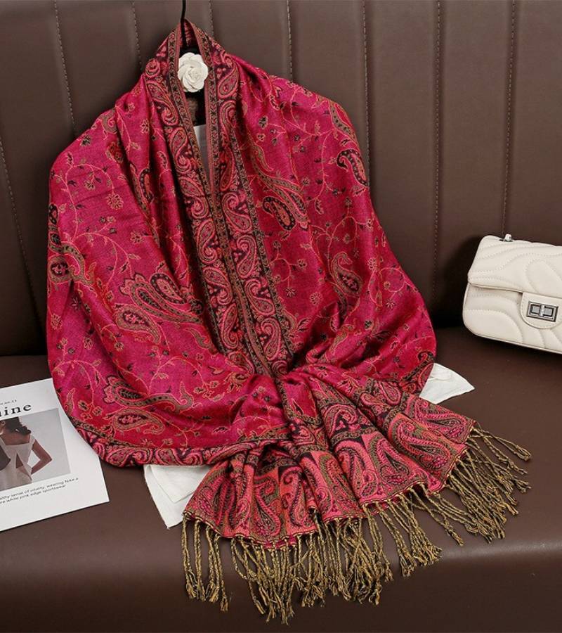 Smeraldo | Stola Lussuosa con Motivi Paisley Raffinati