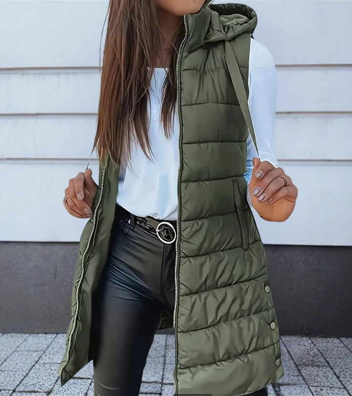 Vanda | gilet lungo imbottito