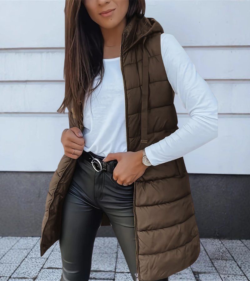 Vanda | gilet lungo imbottito