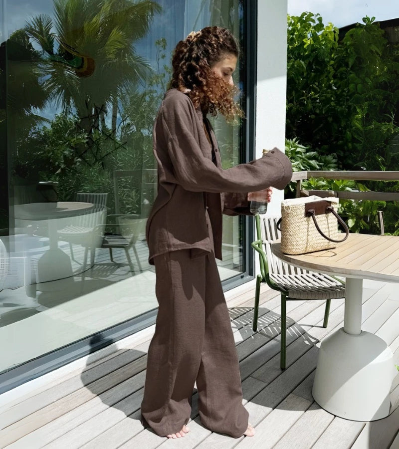 LIDIA | Outfit coordinato trendy & comodo in cotone