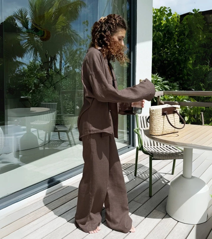 LIDIA | Outfit coordinato trendy & comodo in cotone