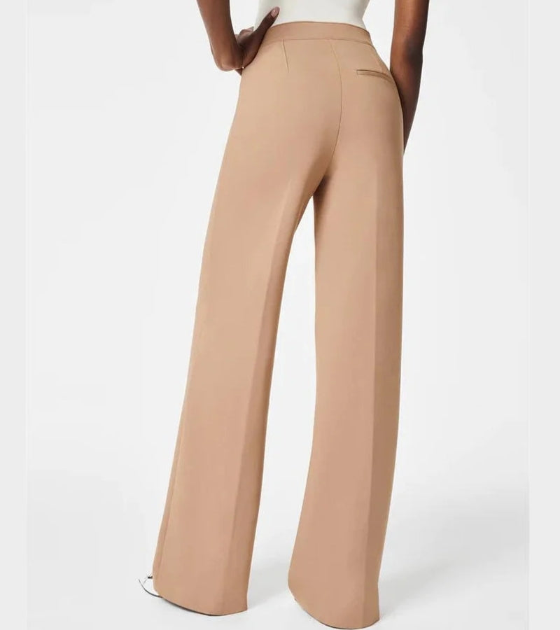 Eléonore | Pantalone a Gamba Larga con Controllo della Pancia