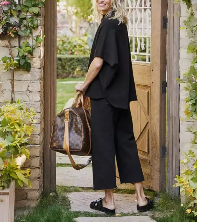 Bianca | Completo estivo due pezzi leggero e chic