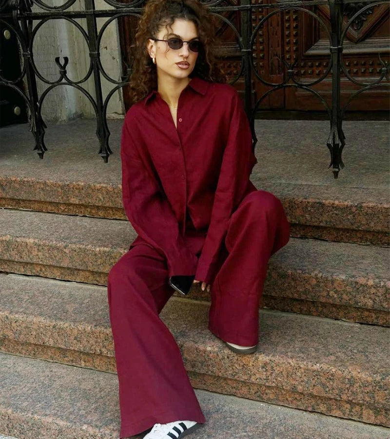 LIDIA | Outfit coordinato trendy & comodo in cotone