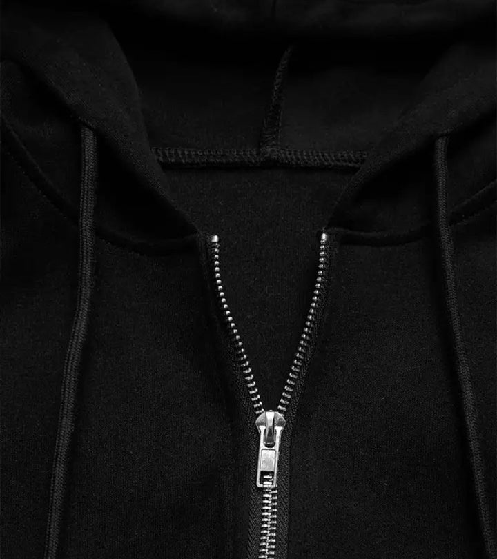 Alessia | Completo Zip-Up con Cappuccio e Pantaloni Eleganti