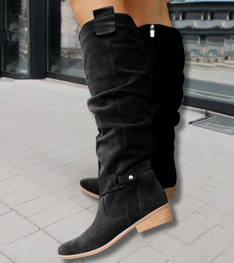 Allison | Stivali in pelle vegana, design alla moda