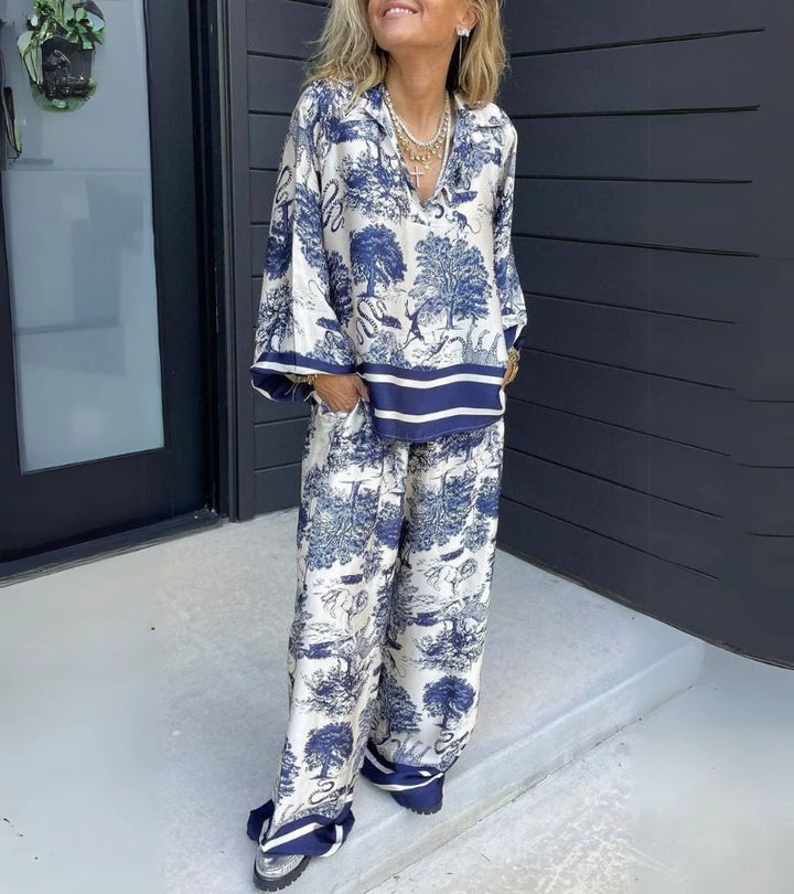 Tocco Bohémien | Completo Casual a Stampa Moderna