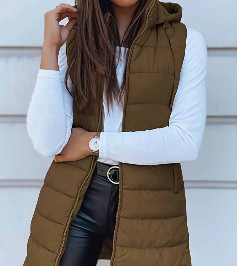 Vanda | gilet lungo imbottito