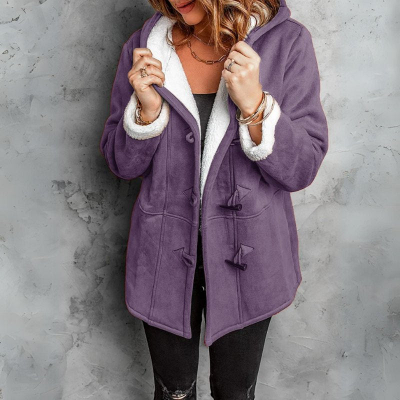 Amanda | Cappotto con Cappuccio a Media Lunghezza