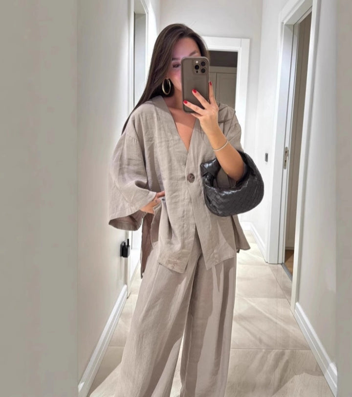 Teresa | completo pantalone e giacca ampia