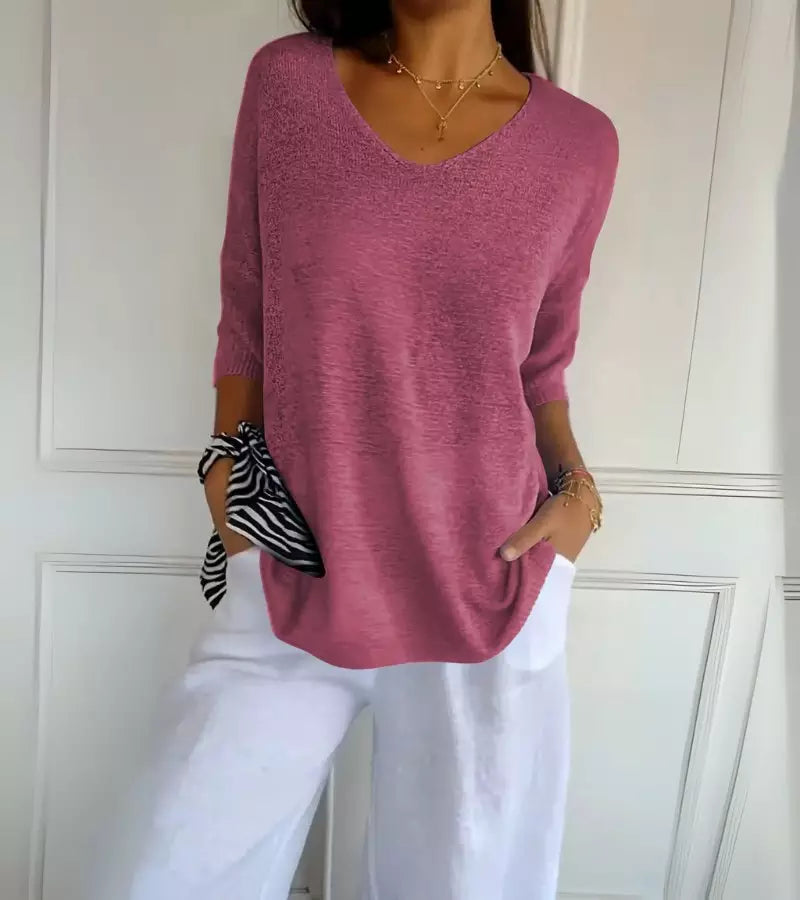 Lucia | Top Versatile Lavorato a Maglia