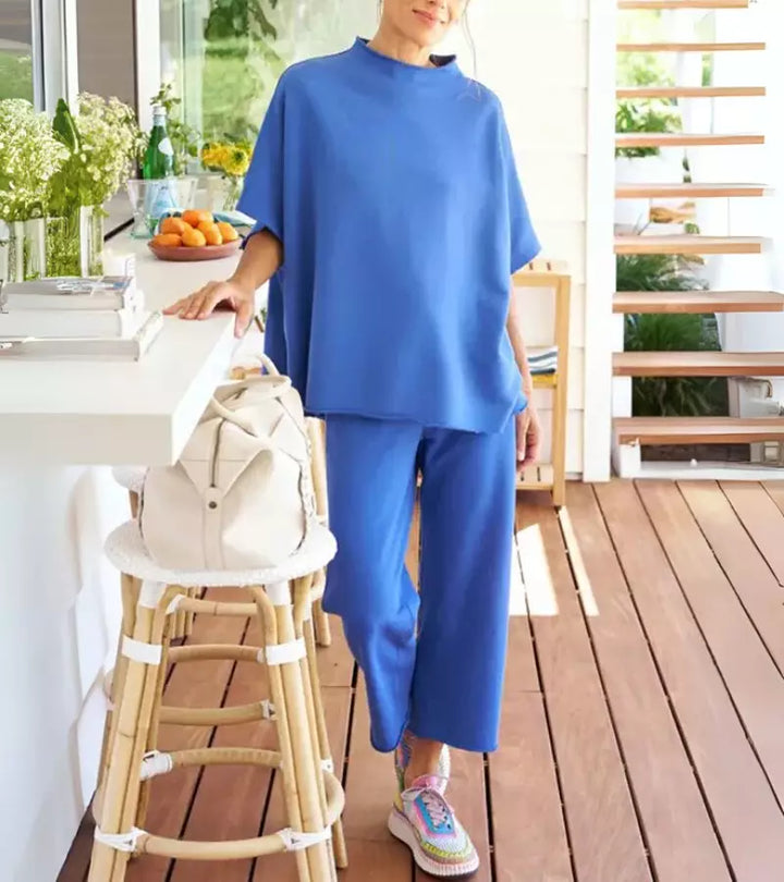 Bianca | Completo estivo due pezzi leggero e chic