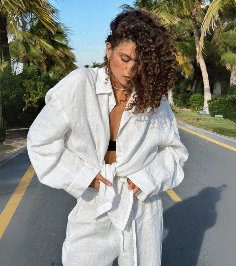 LIDIA | Outfit coordinato trendy & comodo in cotone