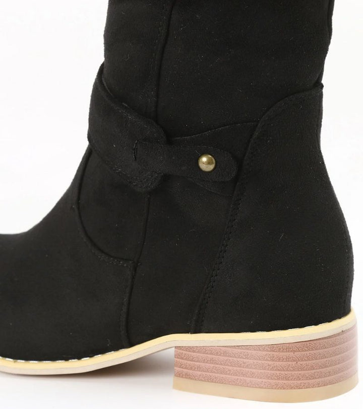 Allison | Stivali in pelle vegana, design alla moda