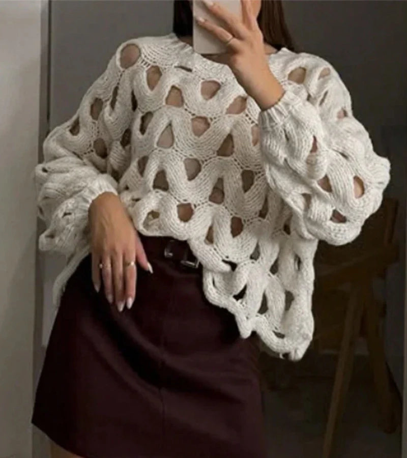 Sophie | Maglione premium traforato