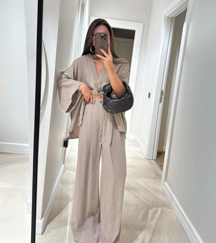 Teresa | completo pantalone e giacca ampia