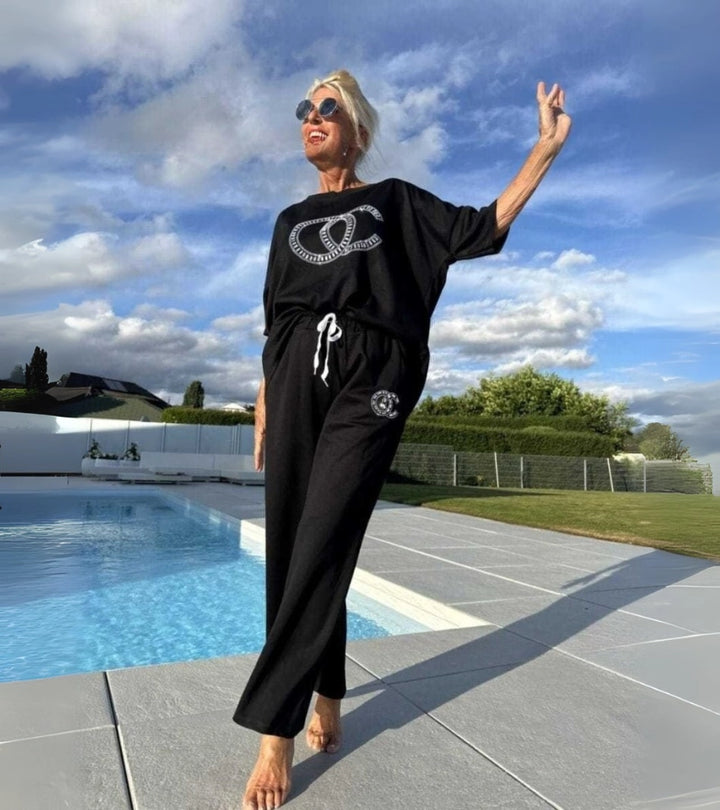 Samanta | Completo Donna con Dettagli Brillanti