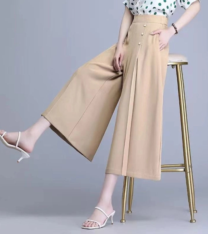 Serenella | pantaloni donna drappeggiati