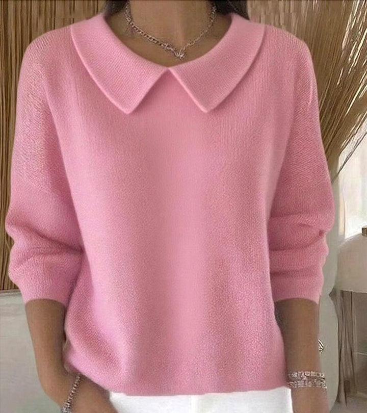 Sandra | Maglione morbido con colletto elegante