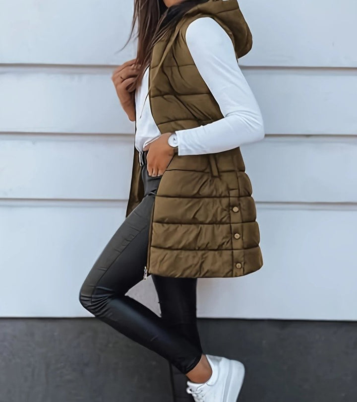 Vanda | gilet lungo imbottito