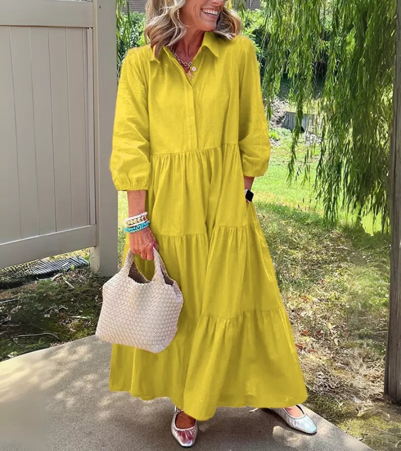 TERESA | l’abito lungo che valorizza tutte le silhouette