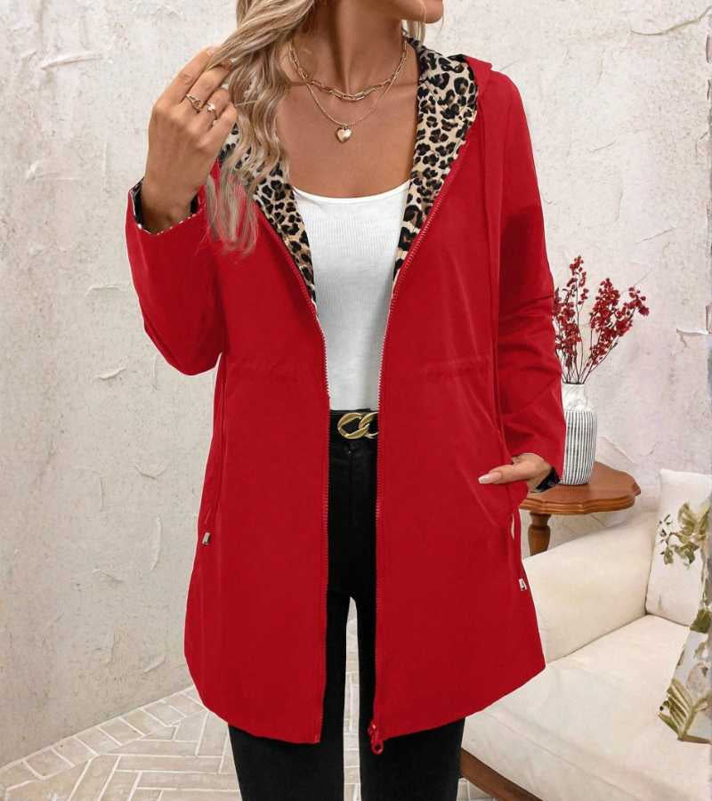 Annette | Giacca reversibile leopardata