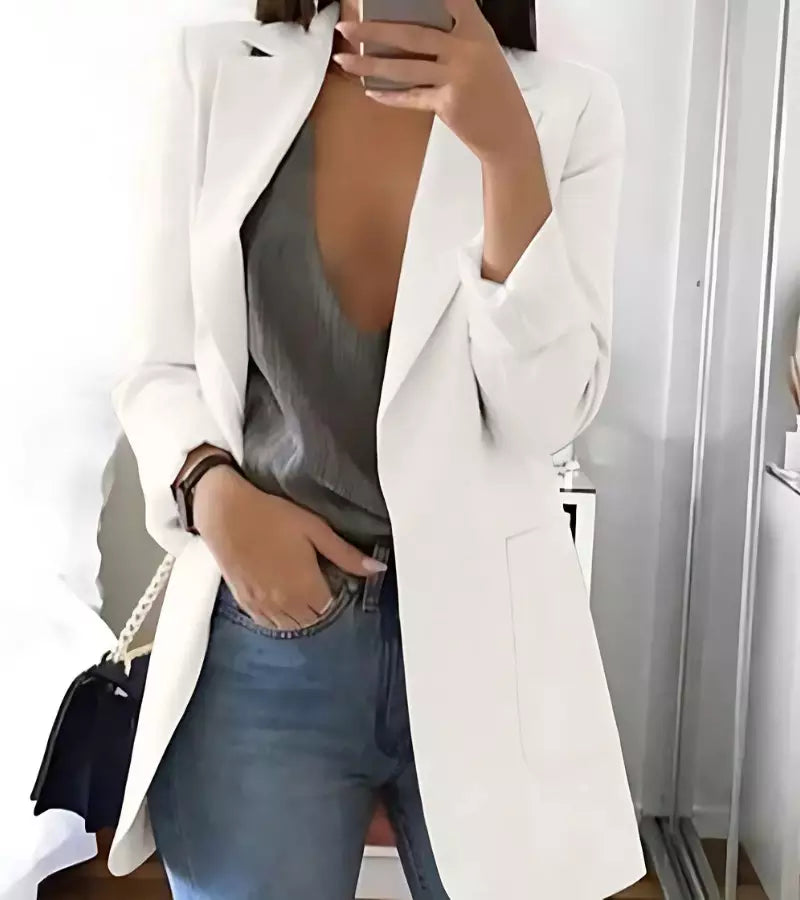 Sylvia | Cardigan Elegante con Colletto a Revers