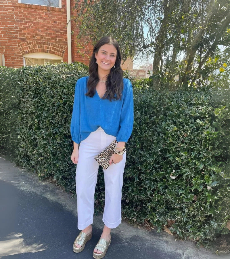 Mathilda | Pantaloni dritti con dettagli raffinati