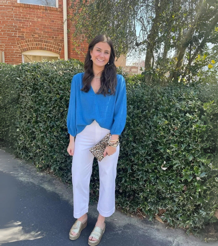 Mathilda | Pantaloni dritti con dettagli raffinati