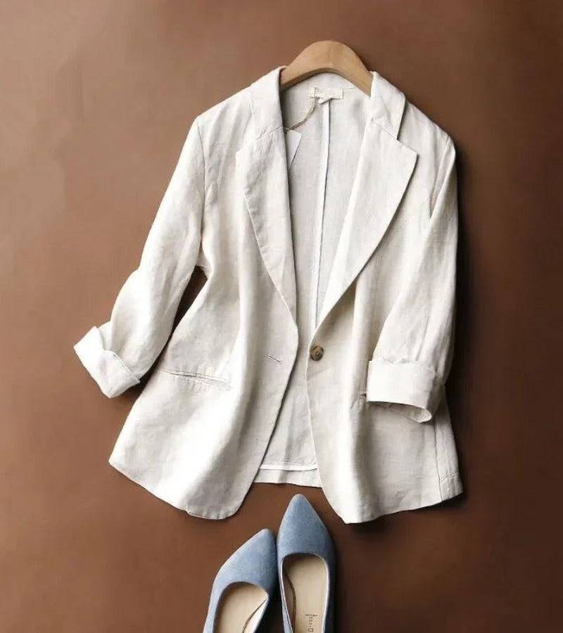 Elvira | Un blazer leggero, elegante e con un solo bottone