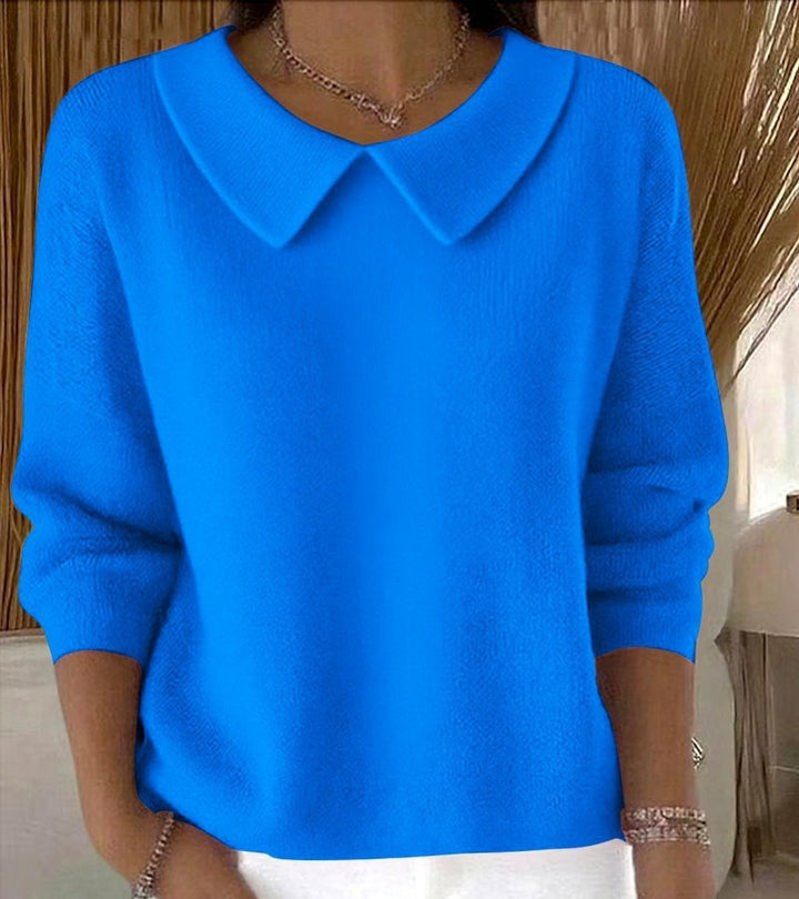 Sandra | Maglione morbido con colletto elegante