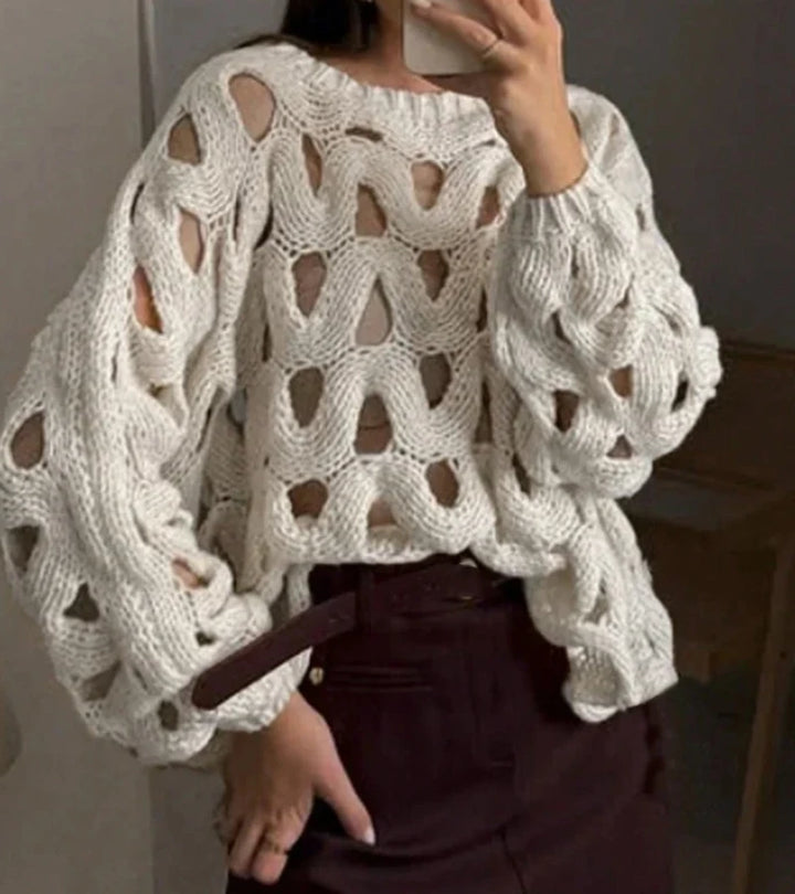 Sophie | Maglione premium traforato