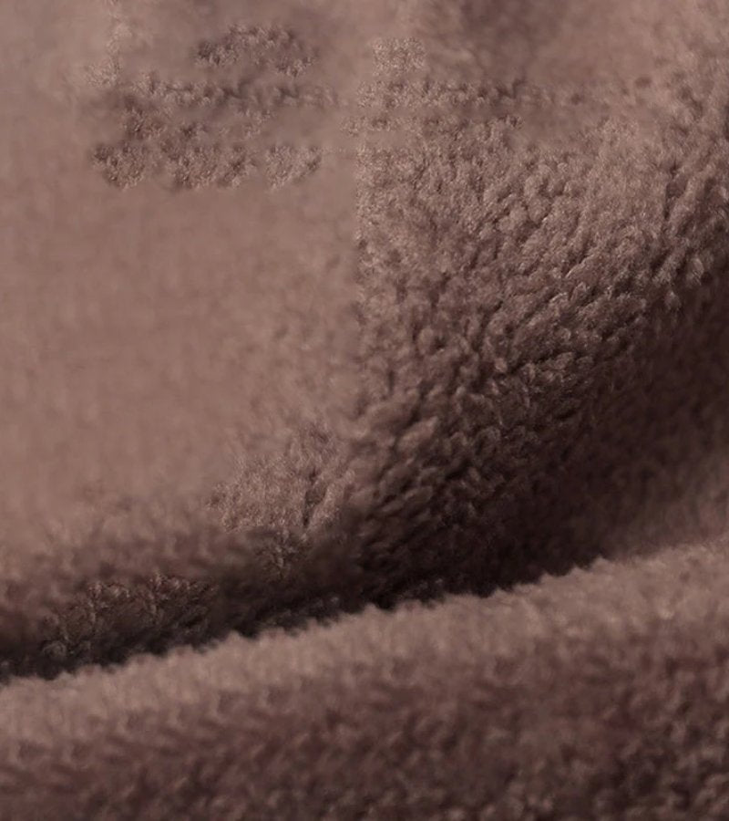 Malena | gilet in peluche morbido e caldo con bottoni