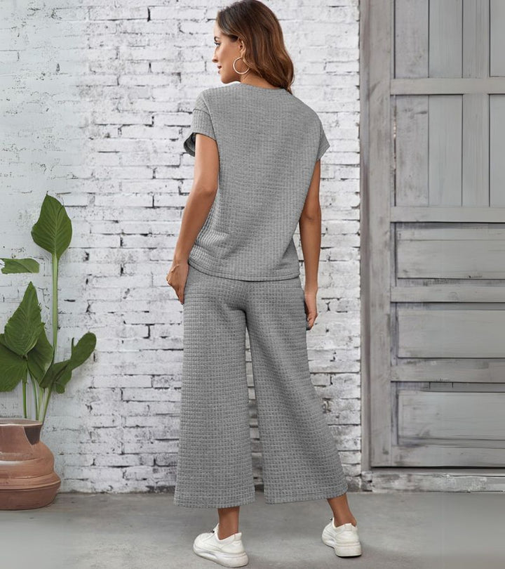 ERIKA | COMPLETO DUE PEZZI TEXTURIZZATO