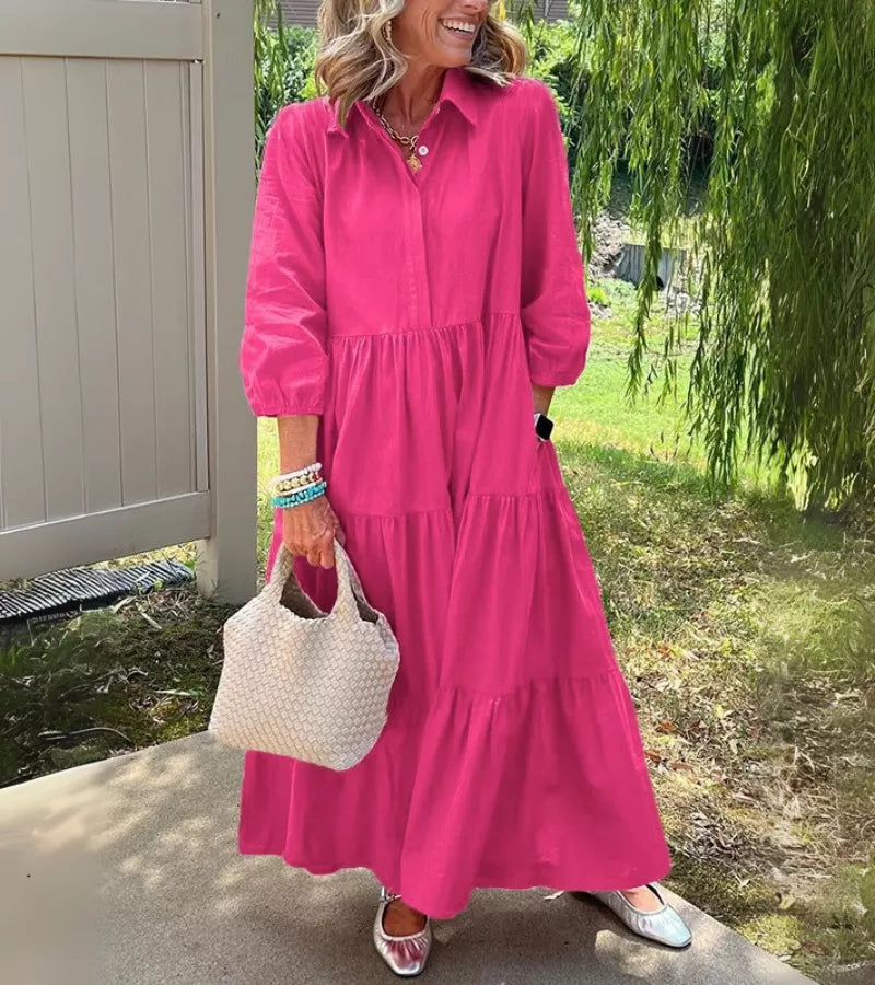 TERESA | l’abito lungo che valorizza tutte le silhouette