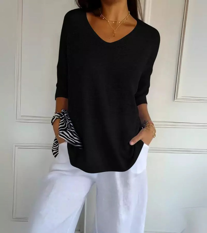 Lucia | Top Versatile Lavorato a Maglia