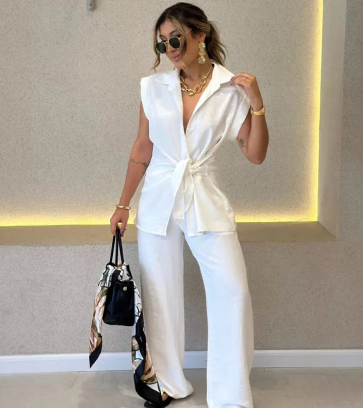 CARLA | Completo 2 Pezzi con Nodo in Vita