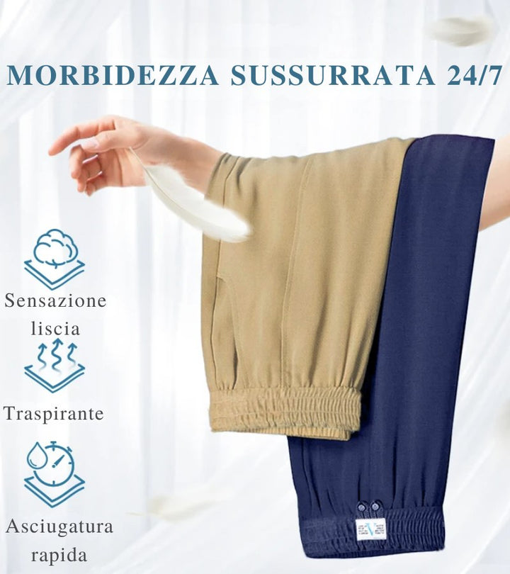 Silvia | Pantaloni a vita alta morbidi ed eleganti
