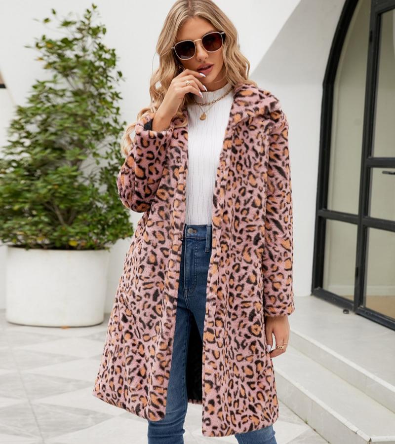 Élise | Cappotto Leopardo in Pelliccia